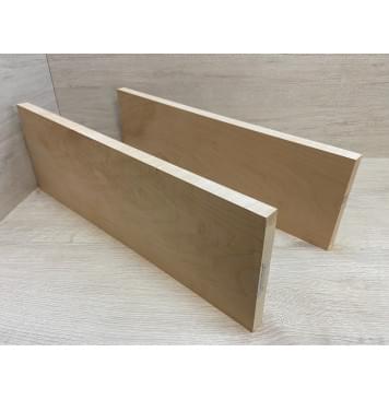 Клён Белый Печёный 120гр заготовка на топ Смешанный АА 20х190-160х560 мм - 2шт (книжкой)-4