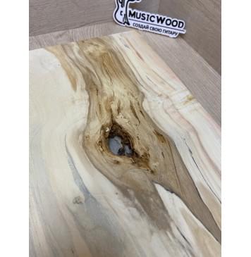 Клён Американский заготовка на топ (под заливку) Смешанный АА 25х352х595 мм - 2шт.(книжкой)-1