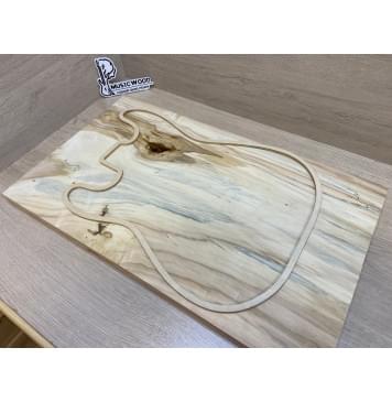 Клён Американский заготовка на топ (под заливку) Смешанный АА 25х352х595 мм - 2шт.(книжкой)-3