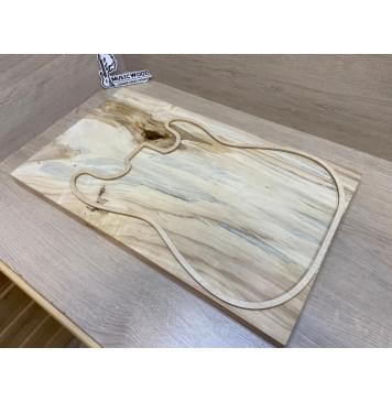 Клён Американский заготовка на топ (под заливку) Смешанный АА 25х352х595 мм - 2шт.(книжкой)-4