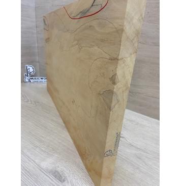 Клён Американский Ashleaf заготовка на топ Смешанный А 24х327х545 мм - (цельный)-6