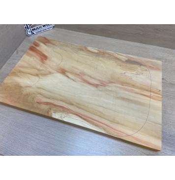 Клён Американский Ashleaf заготовка на топ Смешанный ААА 24х326х530-520 мм - (цельный)-1