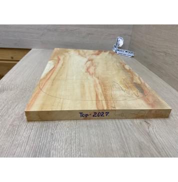 Клён Американский Ashleaf заготовка на топ Смешанный ААА 24х326х530-520 мм - (цельный)-2