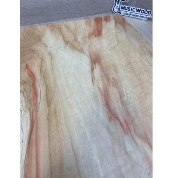 Клён Американский Ashleaf заготовка на топ Смешанный ААА 24х326х530-520 мм - (цельный)-4