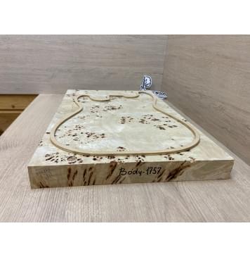 Тополь Кап заготовка корпуса Смешанный АА Кап ААА 44.5х368-355х525 мм, Массив, 401 кг/м3  Тополь Кап заготовка корпуса Смешанный АА Кап ААА 44.5х368-355х525 мм, Массив, 401 кг/м3 -2