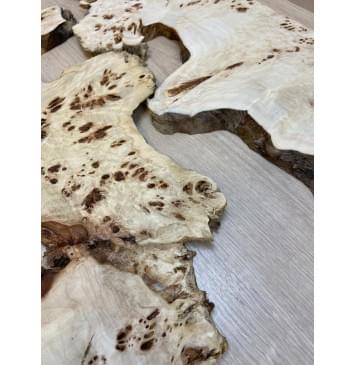 Тополь Кап заготовка на топ (под заливку) Смешанный АА Кап ААА 17х390-340х580 мм - 2 шт-1