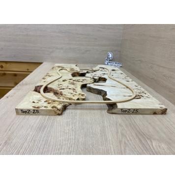 Тополь Кап заготовка на топ (под заливку) Смешанный АА Кап ААА 17х390-340х580 мм - 2 шт-3