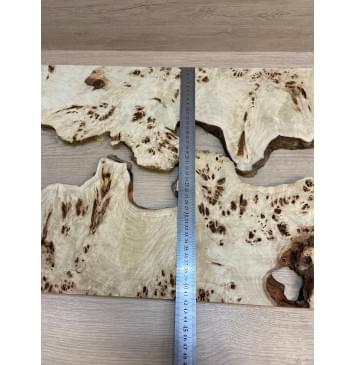 Тополь Кап заготовка на топ (под заливку) Смешанный АА Кап ААА 17х390-340х580 мм - 2 шт-7