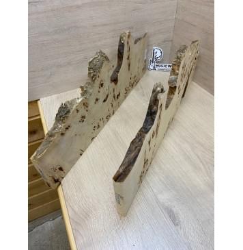 Тополь Кап заготовка на топ (под заливку) Смешанный АА Кап ААА 17х390-340х580 мм - 2 шт-9