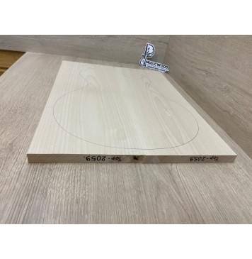 Клён Белый заготовка на топ Тангент А 17х183х490 мм - 2 шт (книжкой)-2