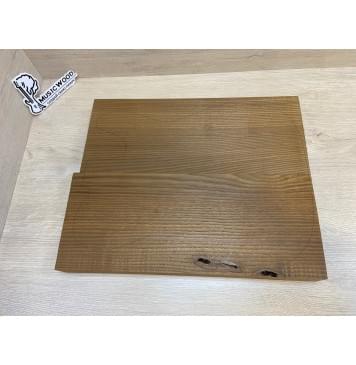 Ясень Печёный 180гр заготовка корпуса Смешанный АА 41х172х420-415 мм, 2шт, 636 кг/м3 (Уценка-трещины,полости)-0