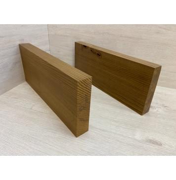 Ясень Печёный 180гр заготовка корпуса Смешанный АА 41х172х420-415 мм, 2шт, 636 кг/м3 (Уценка-трещины,полости)-5