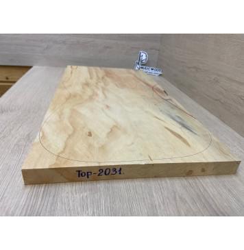 Клён Американский Ashleaf заготовка на топ Смешанный АА 25х325х625 мм - (цельный)-2