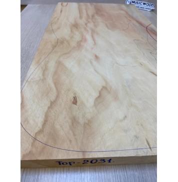 Клён Американский Ashleaf заготовка на топ Смешанный АА 25х325х625 мм - (цельный)-3