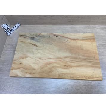 Клён Американский Ashleaf заготовка на топ Смешанный АА 24х326х555 мм - (цельный)-0