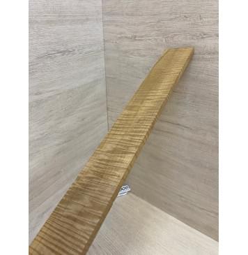 Клён Волнистый Печёный 180 гр заготовка накладки для электрогитары Радиал АА Волна ААА 8.5х65-55х480 мм-7