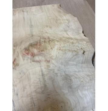 Клён Американский Каповый заготовка на топ для Тревел гитары (под заливку) Смешанный ААА Кап АА 27х260-230х410 мм (цельный)-5