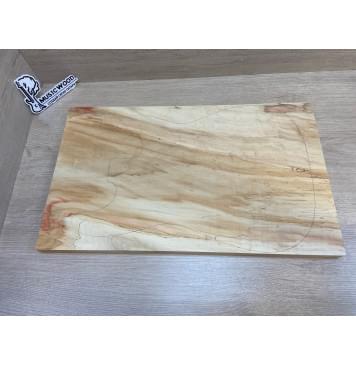 Клён Американский Ashleaf заготовка на топ Смешанный ААА 26х326х540 мм - (цельный)-2