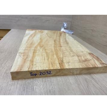 Клён Американский Ashleaf заготовка на топ Смешанный ААА 26х326х540 мм - (цельный)-4