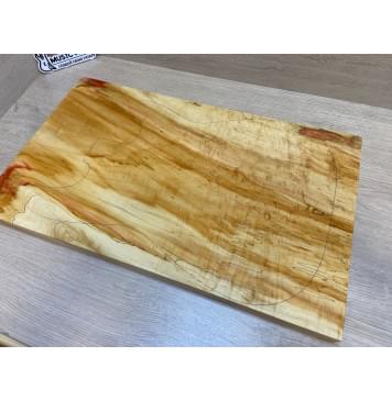 Клён Американский Ashleaf заготовка на топ Смешанный ААА 26х326х540 мм - (цельный)-13