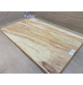 Клён Американский Ashleaf заготовка на топ Смешанный ААА 26х326х545 мм - (цельный) Клён Американский Ashleaf заготовка на топ Смешанный ААА 26х326х545 мм - (цельный)-7