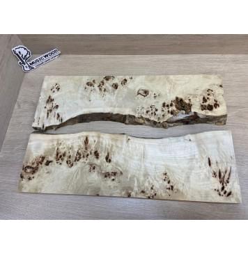 Тополь Кап заготовка на топ под заливку Смешанный АА Кап ААА 19х390-340х540 мм - 2 шт-0