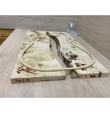 Тополь Кап заготовка на топ под заливку Смешанный АА Кап ААА 19х390-340х540 мм - 2 шт-3