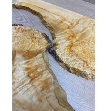 Клён Американский Каповый заготовка на топ под заливку Смешанный ААА Кап ААА 15х390-340х480 мм - 2 шт-10