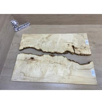 Клён Американский Каповый заготовка на топ под заливку Смешанный ААА Кап ААА 13х390-340х485 мм - 2 шт-8