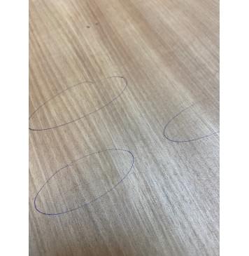 Окуме (Габон) заготовка на деку акустической гитары Радиал А 3.7х243х550 мм (2шт) Уценка-трещины-4