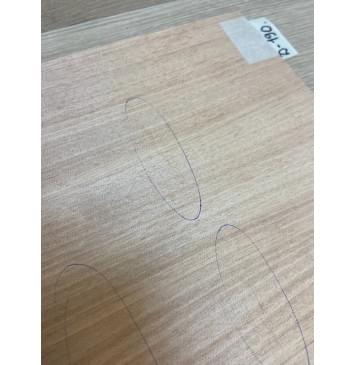 Окуме (Габон) заготовка на деку акустической гитары Радиал А 3.7х243х550 мм (2шт) Уценка-трещины-7