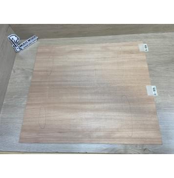 Окуме (Габон) заготовка на деку акустической гитары Радиал А 3.6х243х550 мм (2шт) Уценка-трещины-0