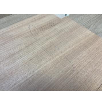 Окуме (Габон) заготовка на деку акустической гитары Радиал А 3.6х243х550 мм (2шт) Уценка-трещины-3