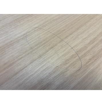 Окуме (Габон) заготовка на деку акустической гитары Радиал А 4х233х550 мм (2шт) Уценка-трещины-3