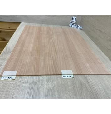 Окуме (Габон) заготовка на деку акустической гитары Радиал А 4.5х230х550 мм (2шт) Уценка-трещины-2