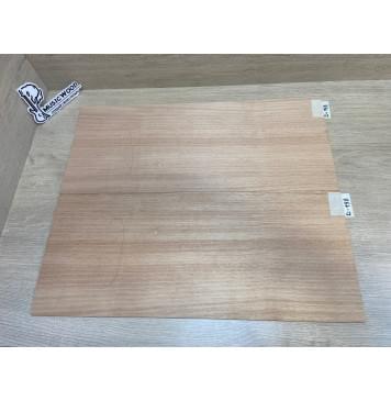 Окуме (Габон) заготовка на деку акустической гитары Радиал А 4х230х550 мм (2шт) Уценка-трещины-0