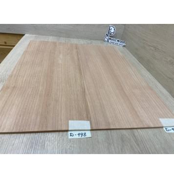 Окуме (Габон) заготовка на деку акустической гитары Радиал А 4х230х550 мм (2шт) Уценка-трещины-2