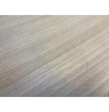 Окуме (Габон) заготовка на деку акустической гитары Радиал А 4.3х230х550 мм (2шт) Уценка-трещины-3