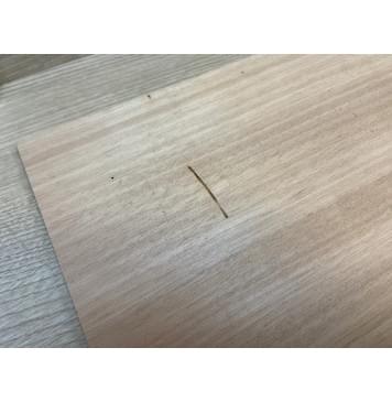 Окуме (Габон) заготовка на деку акустической гитары Радиал А 4.3х230х545 мм (2шт) Уценка-трещины-4