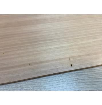 Окуме (Габон) заготовка на деку акустической гитары Радиал А 4.3х230х545 мм (2шт) Уценка-трещины-2