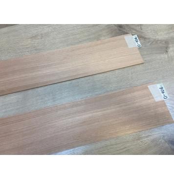 Окуме (Габон) заготовка для обечаек Радиал А 4х115х835 мм - 2 шт (Уценка-трещины)-1