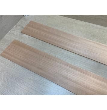 Окуме (Габон) заготовка для обечаек Радиал А 4х115х835 мм - 2 шт (Уценка-трещины)-2