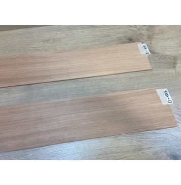 Окуме (Габон) заготовка для обечаек Радиал А 4х115х835 мм - 2 шт (Уценка-микротрещины)-1