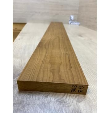 Клён Печёный 180гр заготовка грифа для бас-гитары Тангент ААА 23.5х123х910 мм-3