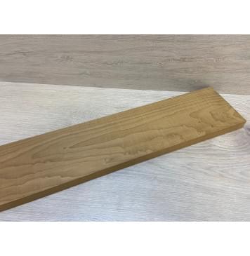 Клён Печёный 180гр заготовка грифа для бас-гитары Тангент ААА 23.5х123х910 мм-10