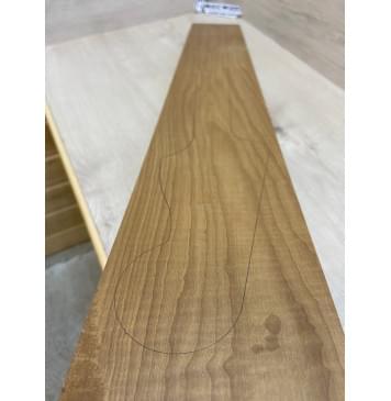 Клён Печёный 180гр заготовка грифа для бас-гитары Тангент ААА 23.5х123х910 мм-7