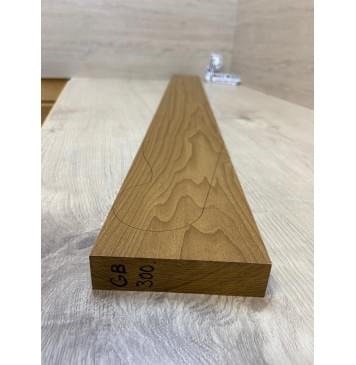 Клён Печёный 180гр заготовка грифа для бас-гитары Тангент АА 25х102-92х925 мм-3