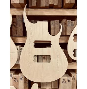 Music Man StingRay 5 custom,  Hipshot 5 String KickAss™ Bass Bridge Mount style 2, ARB Bass SkyLine M5 Active, 35", 24 Frets, полный комплект для фрезеровки гитары, фанера 8мм-4