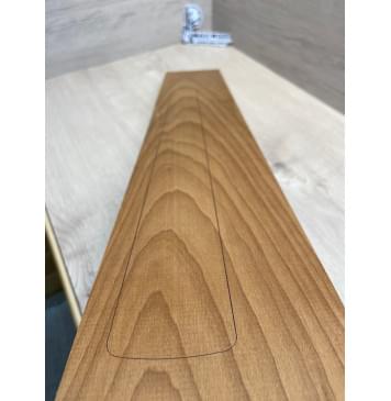 Клён Печёный 180гр заготовка грифа для электрогитары Тангент АА 25х123х750 мм-3