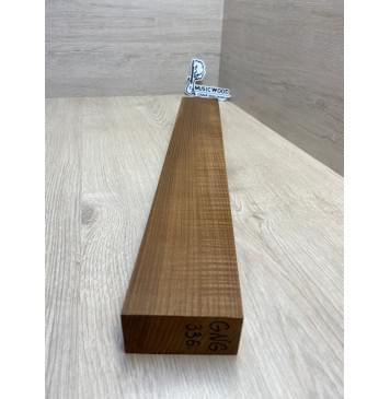 Ясень Печеный 180гр заготовка грифа для Безголовой гитары Радиал ААА 41х80х580 мм-3